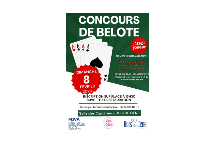 Un concours de belote