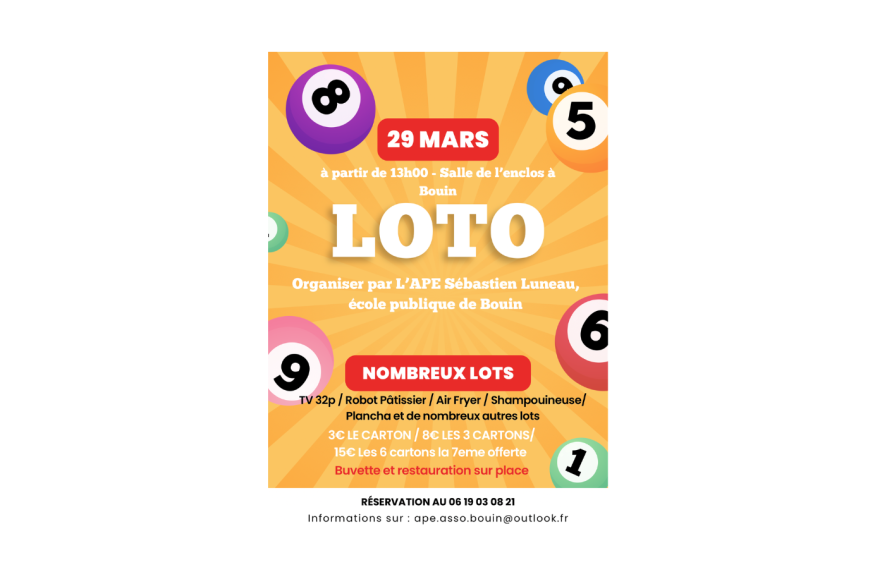 Le loto de Bouin