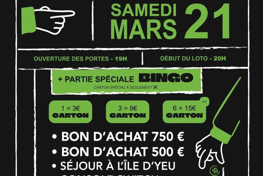 Un Super Loto avec le foot, à Noirmoutier