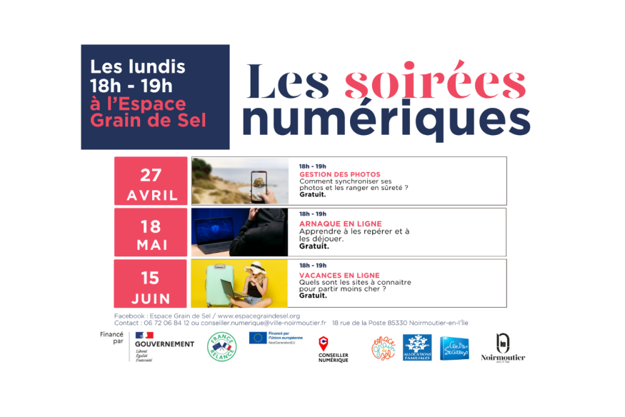 Les prochaines soirées numériques