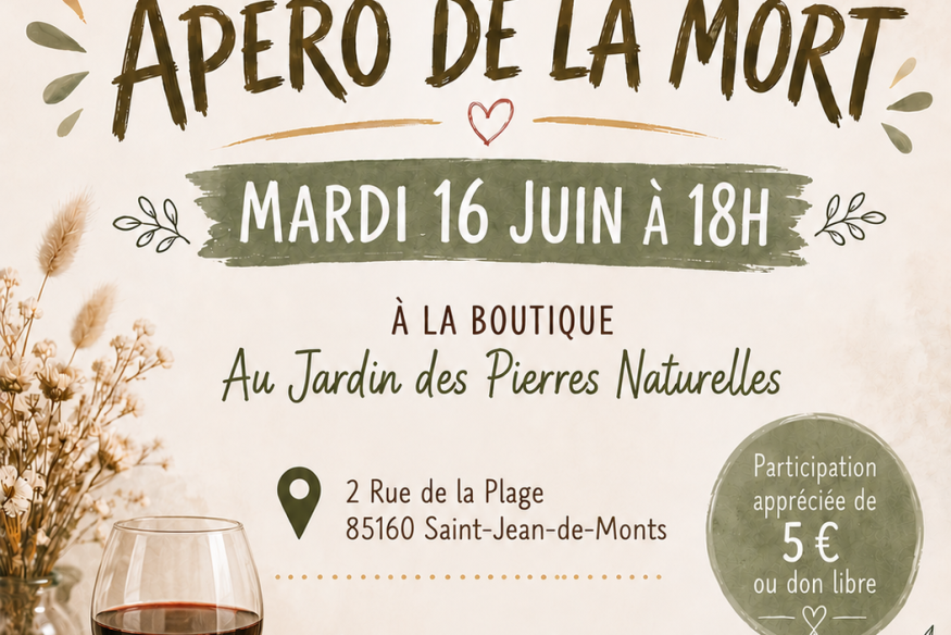 Un Apéro de la mort avec une Thanadoula