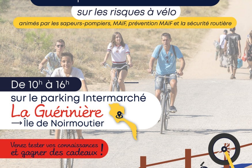 Stop aux risques à vélo, le 20 juin, à la Guérinière