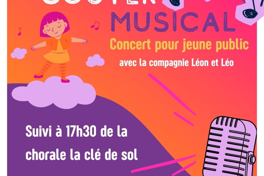 Goûter musical le 21 juin, à l'Epine