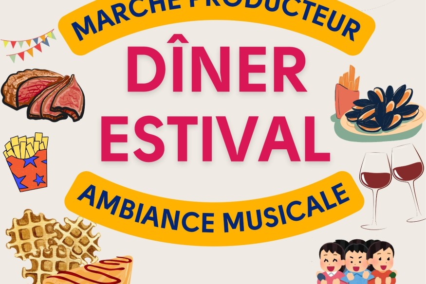 Marché de producteurs et dîner à Beauvoir-sur-Mer